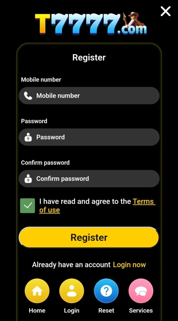 game register process