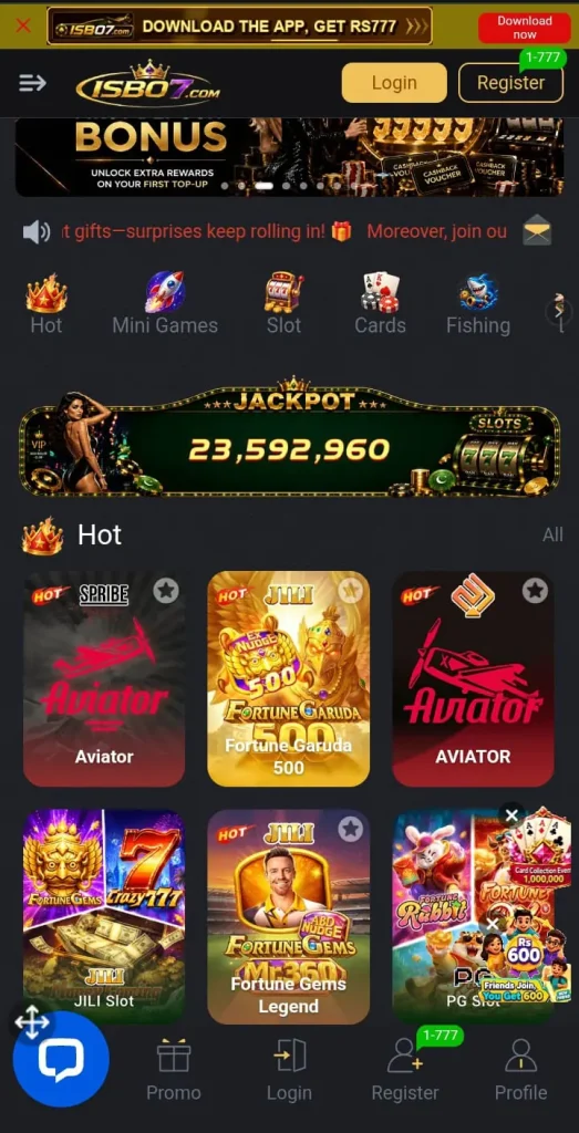 ISOB7 Game Homepage