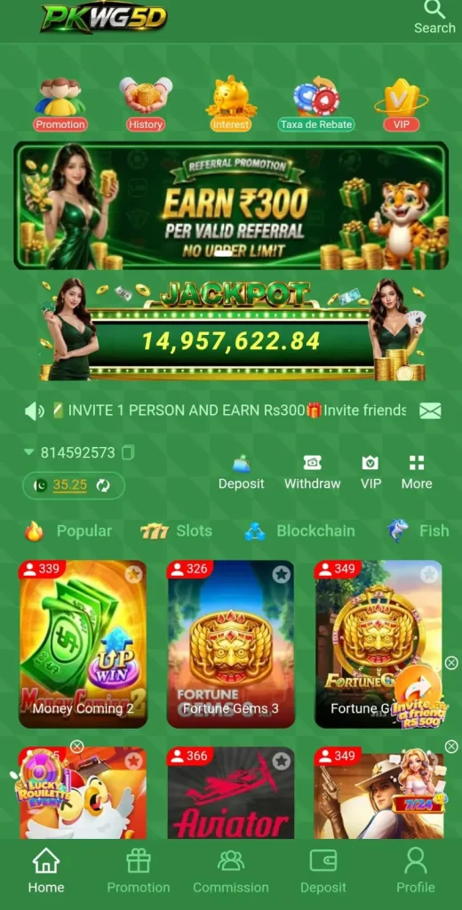 PKWG5D Game Homepage