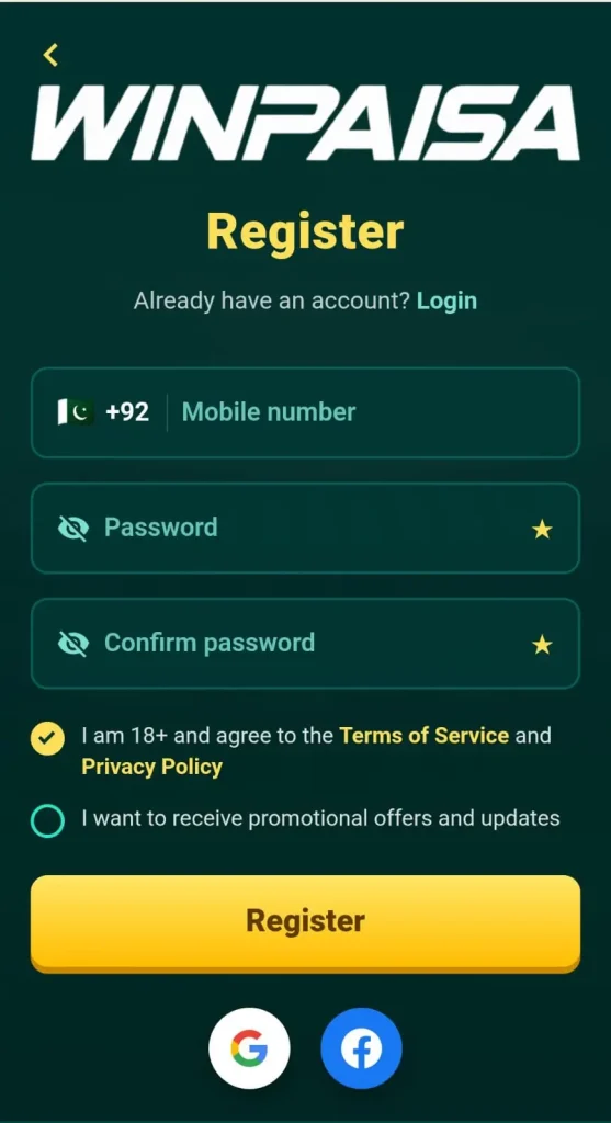 register process