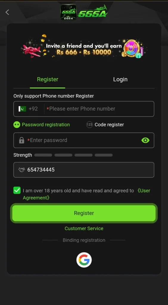 Register process
