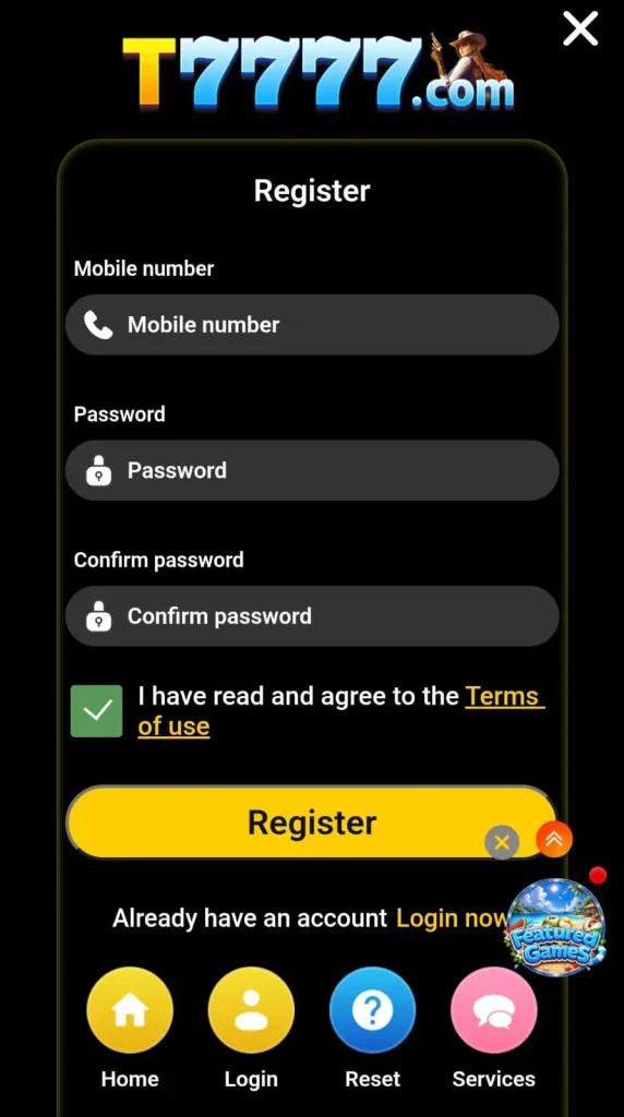 T7777 Game screenshot
