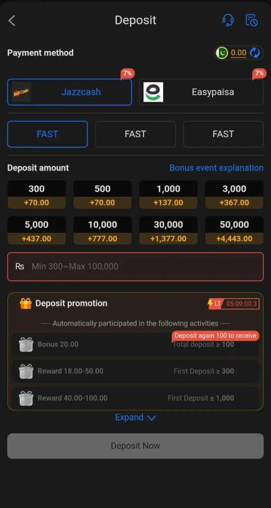 K888 Game Deposit process