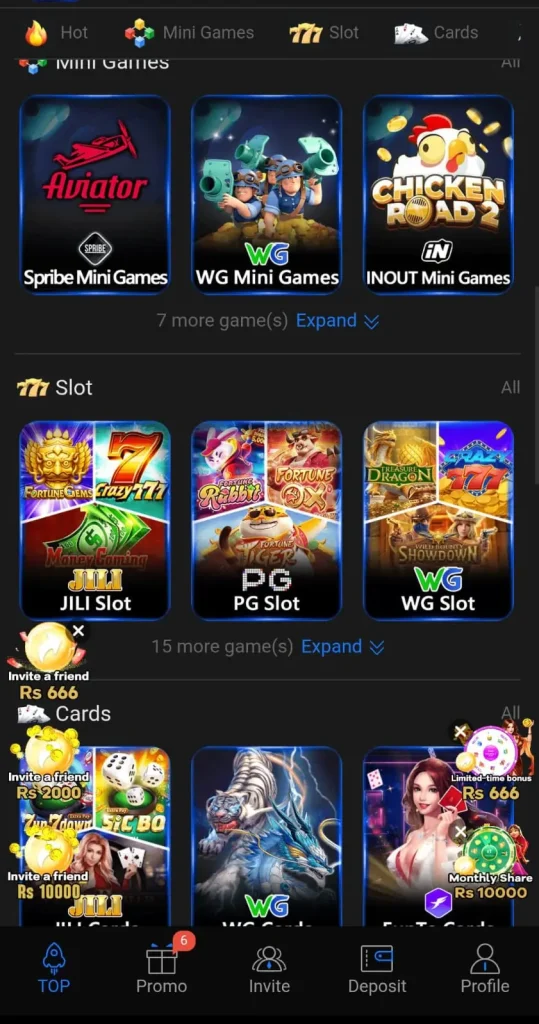 K888 Game homepage