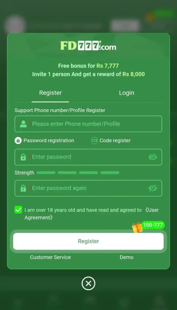 Signup